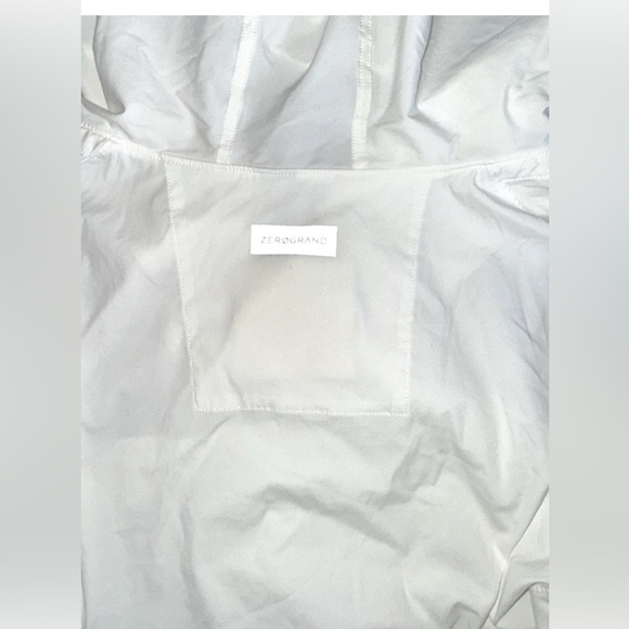 Cole Haan ZeroGrand Cycling Anorak Windbreaker Pullover Faded White womens M - Picture 11 of 11